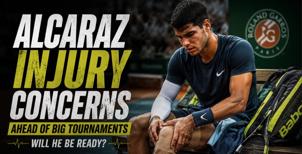 Carlos Alcaraz Raises Injury Concerns Ahead of Major Tournaments