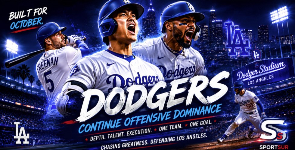 Dodgers Extend National League Dominance With Explosive Offensive Performances