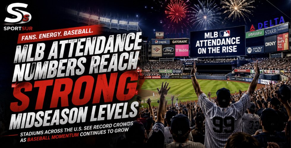 MLB Attendance Numbers Reach Strong Midseason Levels Across Baseball