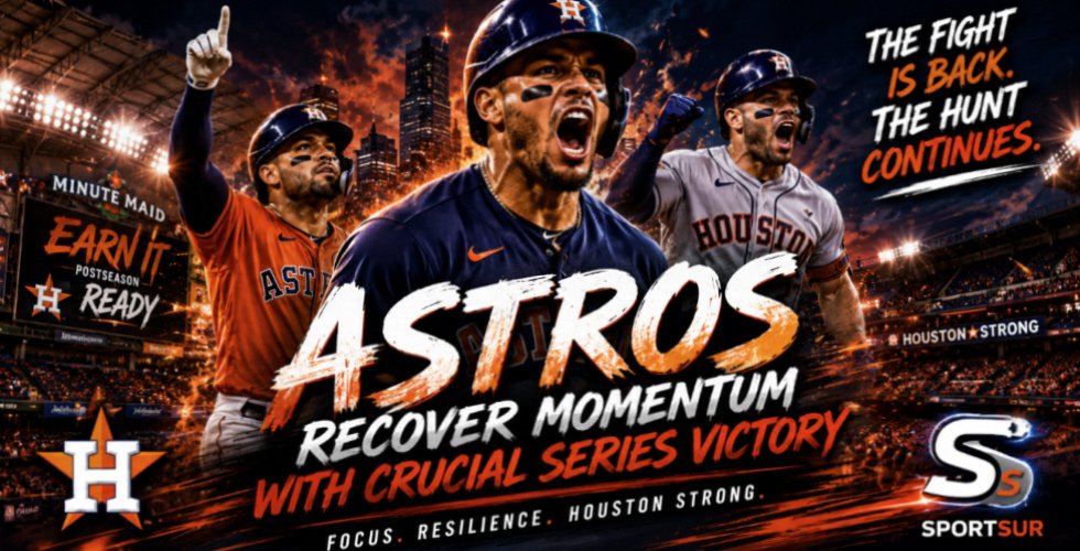 Astros Recover Momentum With Crucial Victories In American League Race