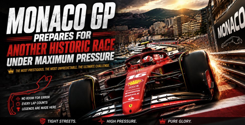Monaco GP Prepares for Another Historic Race Under Maximum Pressure