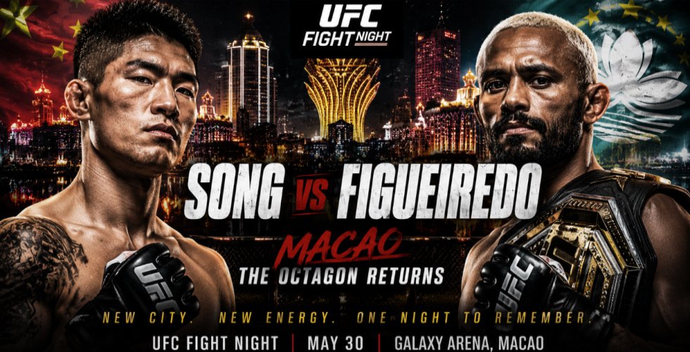 UFC Fight Night Arrives in Macau Featuring Song vs. Figueiredo