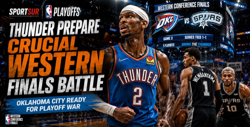 Thunder Prepare Crucial Western Finals Battle Against Spurs