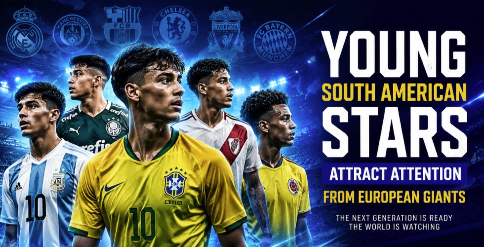Young South American Stars Attract Attention From European Giants